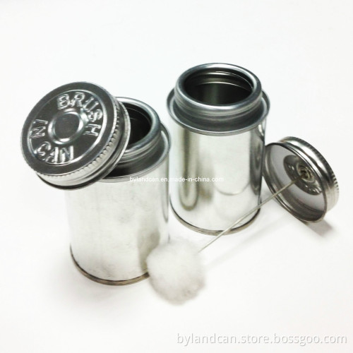 100ml Adhesive Tin Can with Screw Brush Cap